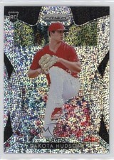 2019 Panini Prizm White Sparkle Prizm Dakota Hudson #53 Rookie RC 0ud4