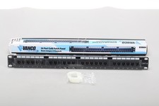 Vanco 820664 24-Port CAT6 Patch Panel P24T-KAA With Accessories - New Open Box