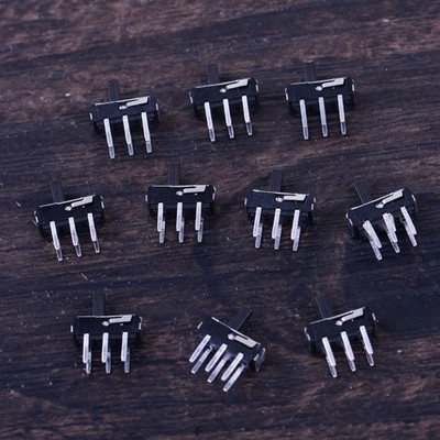 10pcs MSS-22D18 1P2T 6 Pin Toggle Vertical DIP Mini Slide Switch PCB Mount rt