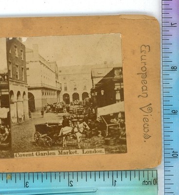 Covent Garden Market London England Stereoview