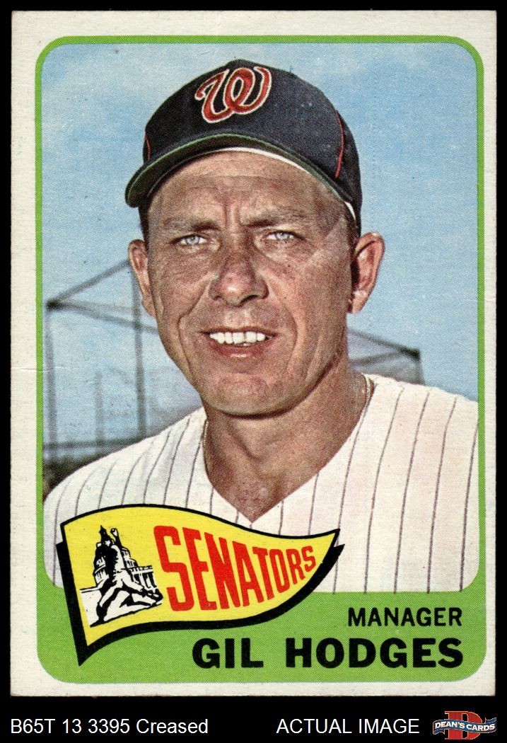 1965 Topps #99 Gil Hodges Senators HOF MANAGER 3 - VG
