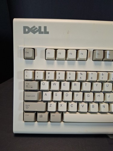 Vintage Dell AT101W Klawiatura mechaniczna GYUM90SK PS/2 K6 - Zdjęcie 2 z 9