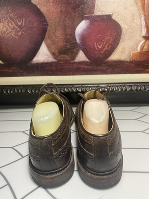The Frye Company John A Frye Wingtip Brown Leather Lace  display picture 1