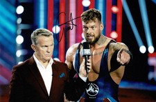 BBC's Gladiators Jamie Christian-Johal 'Giant' Signed 12x8 Photo + Dealer COA