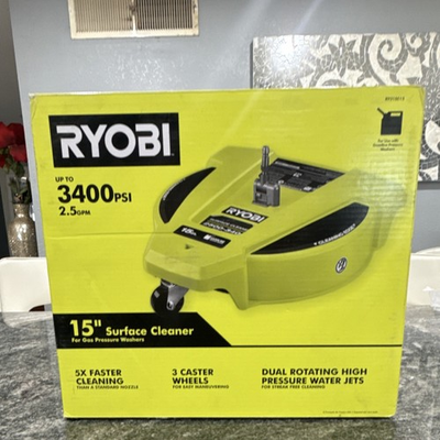 #ad Ryobi 15quot; Surface Cleaner for Gas Pressure Washers 2.5 GPM 3400 PSI RY31SC15 $45.00