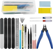 Professional 20 PCS Model Tools Kit Modeler Basic Craft Set Hobby... 
