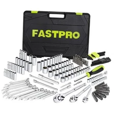  249-Piece Mechanics Tool Set, SAE and Metric Socket Wrench Set, Include 1/2", 