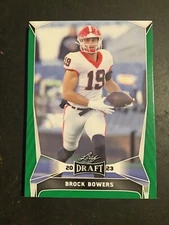 2023 Leaf Draft Football Various Green Parallels 18-75