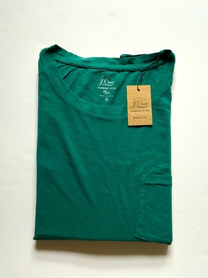 J Crew Womens Pocket Long Sleeve (NWT) Emerald Green UP TO 70% OFF MSRP