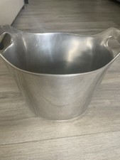 POTTERY BARN SILVER BARONA WINE CHILLER/ICE BUCKET