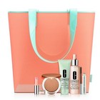 Clinique 5 Piece Beauty & Makeup Gift Set Sunny Day Staples All Full Size New!