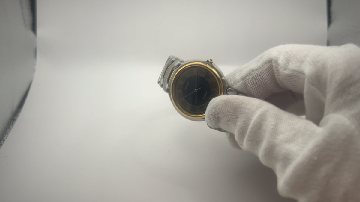 N MINT] Seiko Dolce 5E31-6A20 Navy Blue Dial Quartz 33mm Men Watch