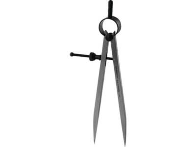 PROMAT  Federzirkel  Länge 125mm mit Schnellspannmutter