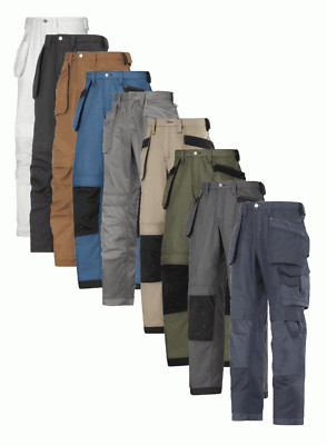 Snickers 3214 Canvas+ Craftsmen Holster Pocket Trousers Various Colours