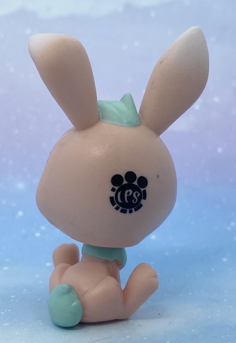 Littlest Pet Shop Authentic # 128 Sweetsie Fluffdale Pink Aqua G6