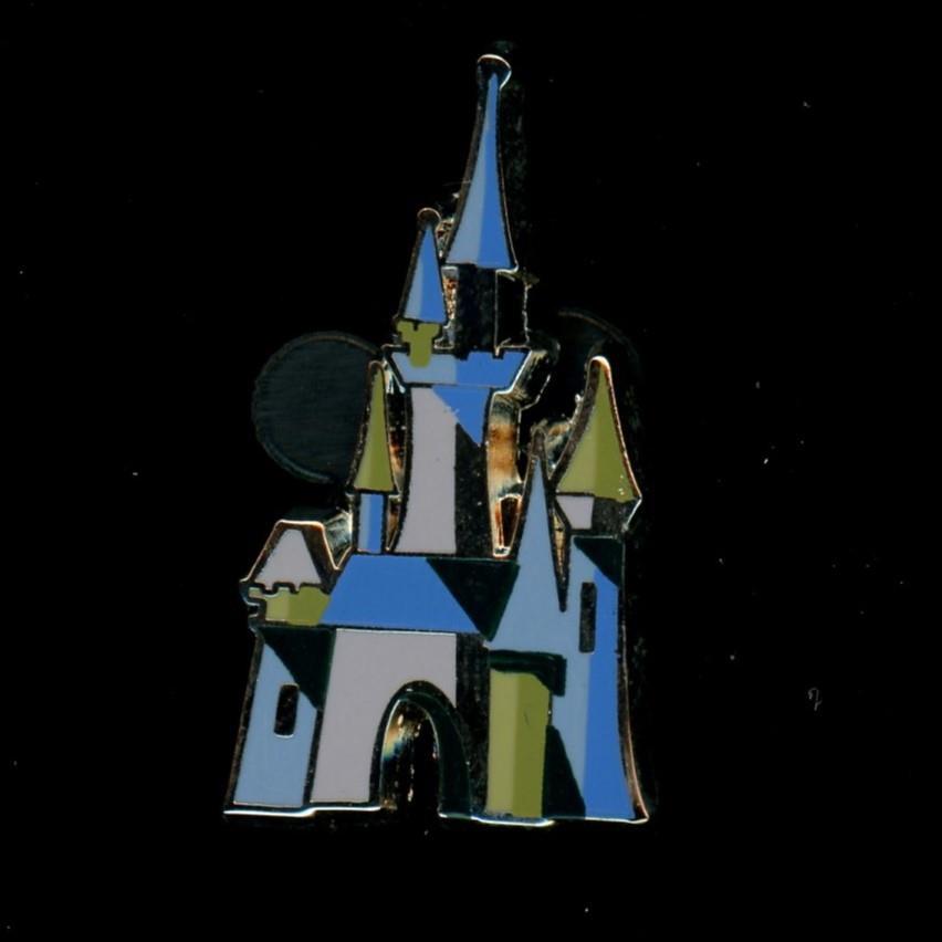 Disneyland Advent Calendar Holiday Series Blue Green Purple Castle LE Disney Pin