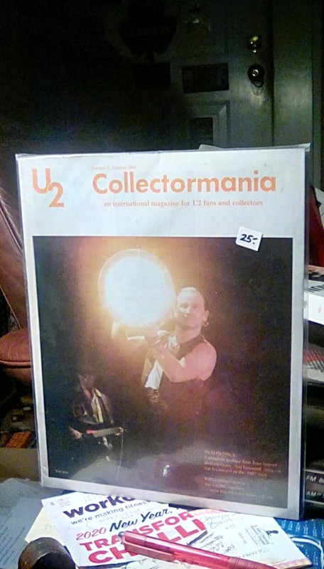 U2 collectormania #2 summer 1988 rare 💞 🍀💓 fanzine magazine bono