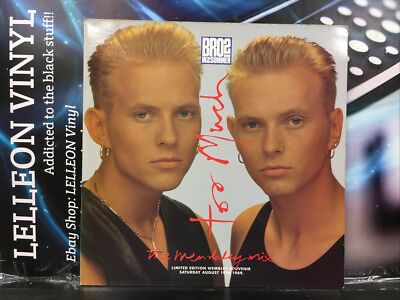 Bros In 2 Summer Too Much Ltd Ed. 12  Single Vinyl Record ATOMW7 A1/B1 Pop 80's