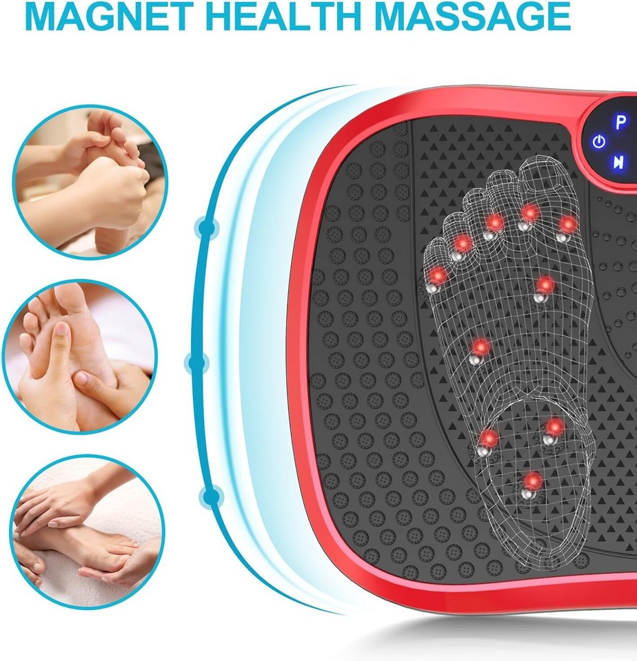 Vibration Plate Fitness Platform Exercise Machine Vibrating Full Body