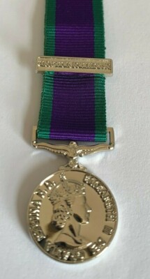 Buy Full Size Replica General Service Medal. Northern Ireland Clasp. Silver. GSM 1962 Reproduction/copy Online in India
