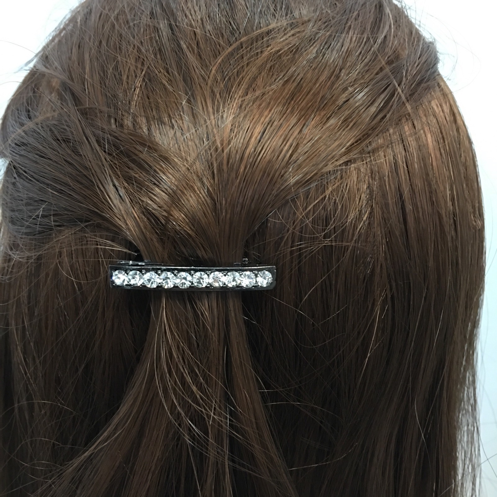 Wholesale 12 pcs set of crystal barrette