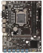 B250C BTC Miner Motherboard for LGA1151 DDR4 Mining Board