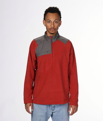 North End Excursion Trail Fabric-Block Micro Fleece Jacket Men's SZ  XL