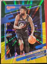 2021-22 Panini Donruss Green and Yellow Laser #129 Reggie Bullock, Dallas 