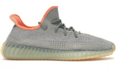 adidas gazelle silver green womens Pre-Loved Yeezy x Adidas Boost 350 V2 “Desert Sage” Reflective Trainers main image 0