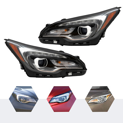 Full LED Headlights Left & Right Side Headlamps For 2019-2020 Buick Envision