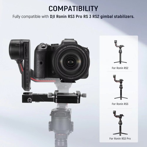 NEEWER CA108 piastra di montaggio fotocamera orizzontale-verticale DJI RONIN RS3 Pro RS2 RS - Foto 6 di 6