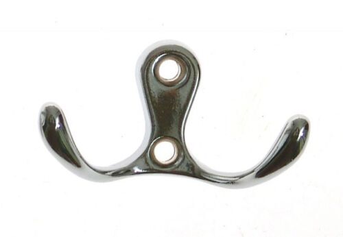 Kleiderhaken Mit Schwingarm (3 Haken) – Aus Massivem Metall, Poliertes Chrom, Inkl. Montagematerial