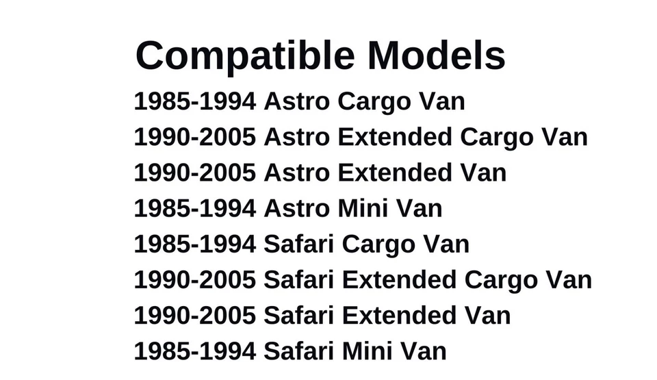 Fits 85-05 Chevy Astro & GMC Safari Van Driver Left Side Front Door Window Glass Foto 3 de 4