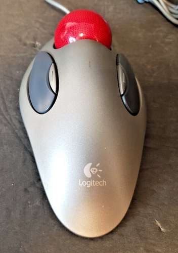 Logitech T-BC21 USB Optical Trackman Marble Mouse Trackball kabelgebunden beidhändig - Bild 3 von 4