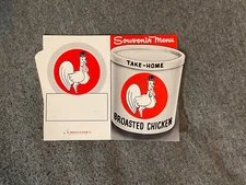 The Frier Broaster Restaurant Menu Rockton Illinois IL 1950's 1960's Vintage MCM