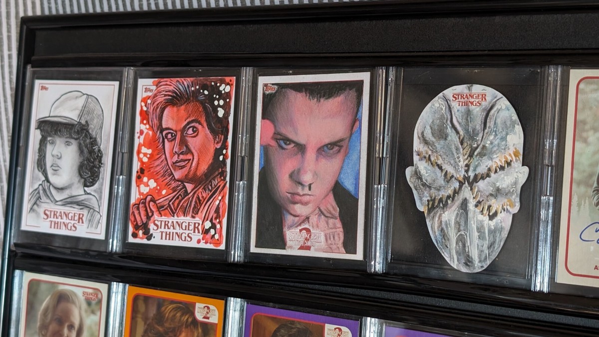 K-POP・アジア Topps STRANGER THINGS sketch card Stranger Things Topps Collectible Sketch Card and Autographs