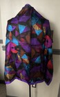 Elaine Gold Women's Scarf Silk Multicolor Square Jewel Tone — photo 7