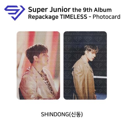 Super Junior 9th Album Repackage TIMELESS Official Photocard KPOP