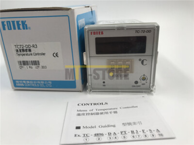 1pcs New FOTEK Temperature Controller TC72-DD-R3