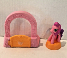 McDonald's 2007 Happy Meal Toy My Little Pony Pink Desert Rose with Garden Gate