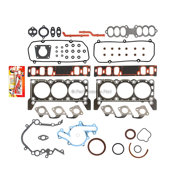 Juego completo de juntas para Ford Mustang 1996 Mercury Cougar 3,8 L 232CID OHV VIN 4 Foto 2 de 4