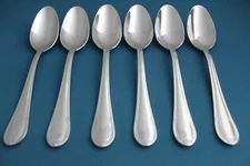 6 Place Oval Soup Spoons Villeroy Boch MADEMOISELLE 18/10 Indonesia NEW 8 1/8"
