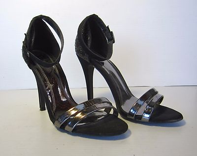 Trafaluk Zara Woman Classic Heels Shoes Sandals Size 38 Black - Main Image
