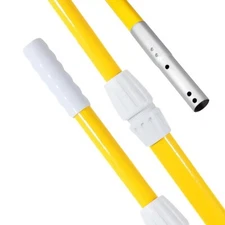 Swimline Swimming Pool Telescopic Vacuum Pole 8'-16' Long - (Color Yellow)