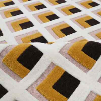 handgefertigter 100 Neuseeland Wolle itsluxe Trend Teppich Handgetuftet 100% ...