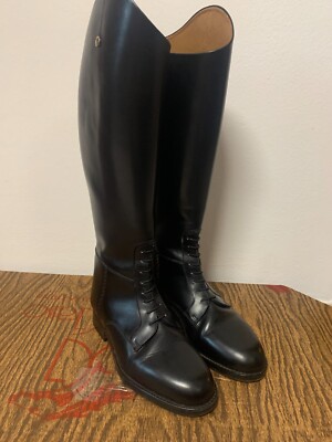 Sergio Grasso Damen Reitstiefel Gr.37 Made In Italy + Stiefelknecht