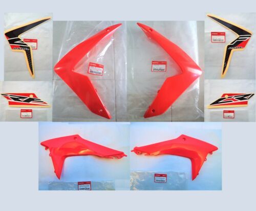 HONDA CRF CRF250 CRF250L FRONT + SIDE FAIRING SET + STICKERS RED 2012 -2020 - Picture 1 of 12