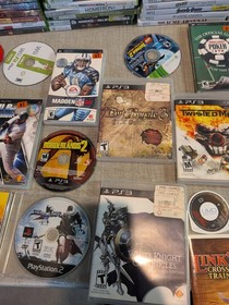 HUGE 133 Video Game Lot Nintendo Wii Xbox PS1 PS2 PS3 Dreamcast GameCube Games