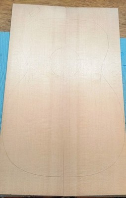 Figured Sitka Spruce Acoustic Guitar Top Soundboard Tone wood OM