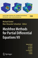 Michael Griebel (U. A.) | Meshfree Methods For Partial Differential Equations...